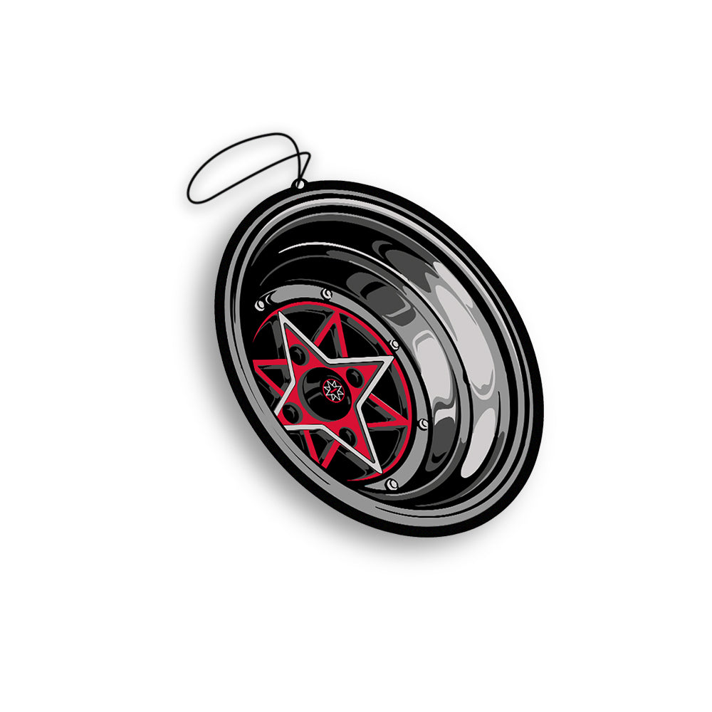 Red Starshark Air Freshener Unpackaged