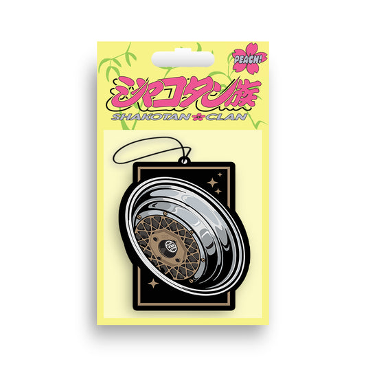 Bordered Ray's Volk Mesh Air Freshener Packaged
