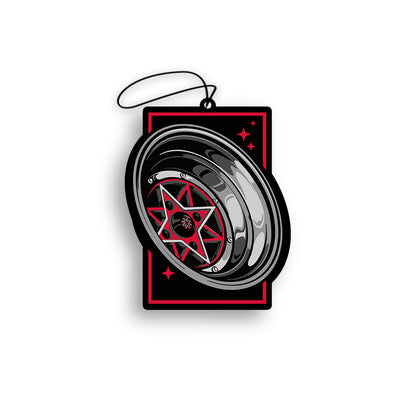 Bordered Red Starshark Air Freshener Unpackaged