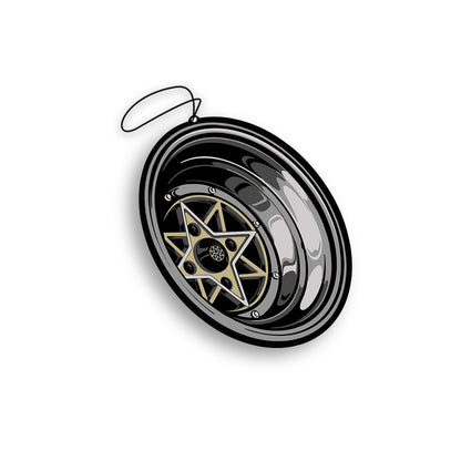 Gold Starshark Air Freshener Unpackaged