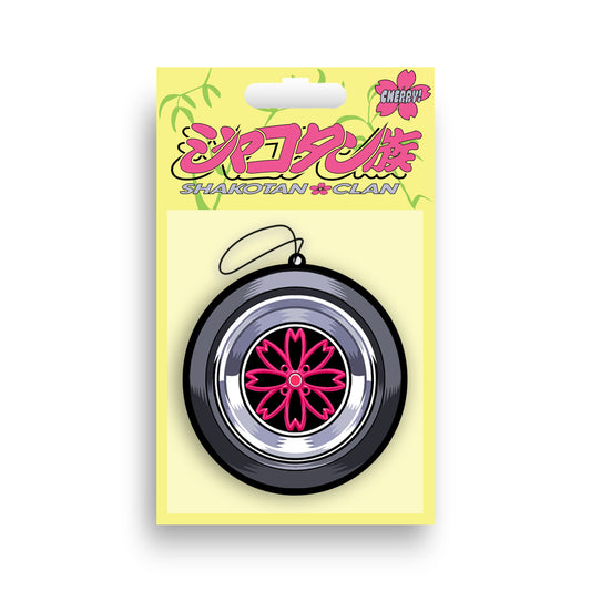 Hayashi Yayoi Sakura Air Freshener Packaged