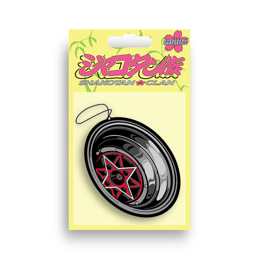 Red Starshark Air Freshener Packaged