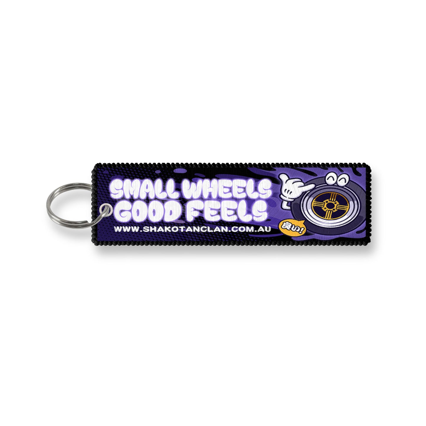 Small Wheels Good Feels Jet Tag Front 