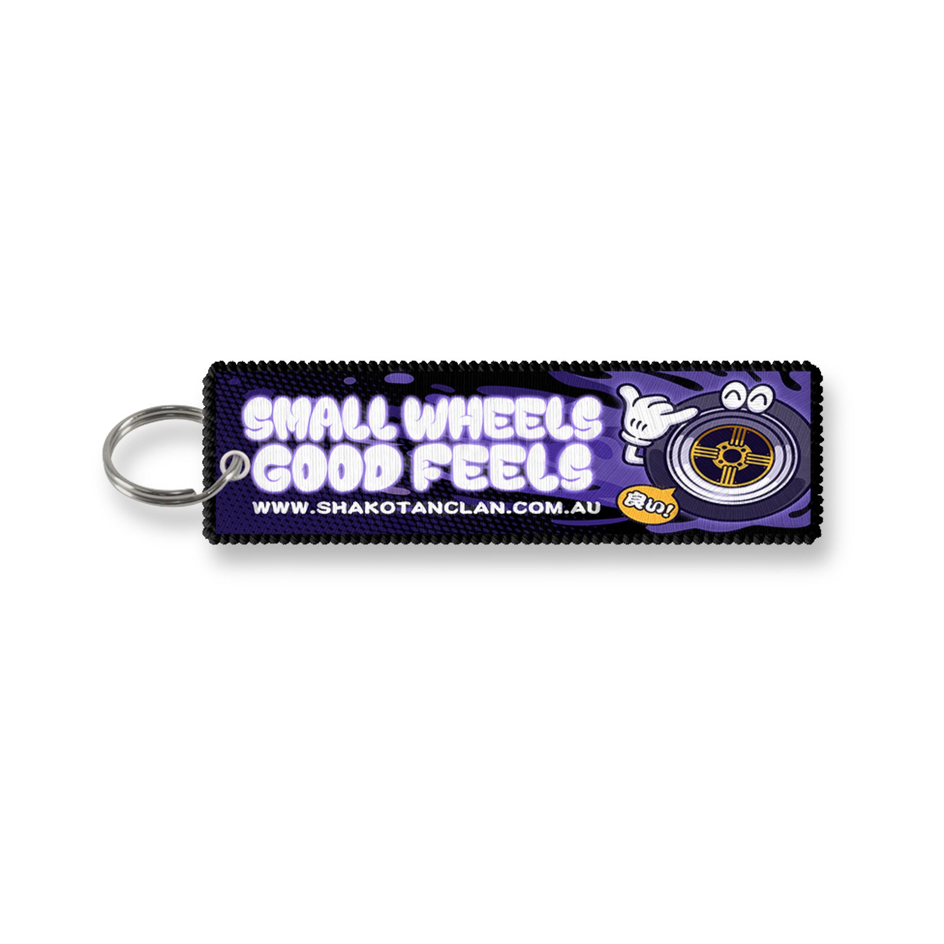 Small Wheels Good Feels Jet Tag Front 