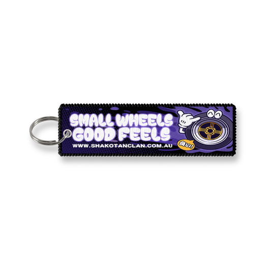 Small Wheels Good Feels Jet Tag Front 